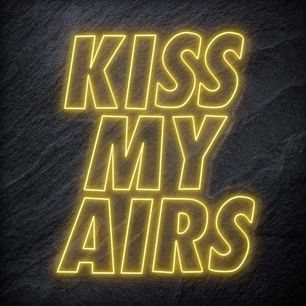 "Kiss My Air" Neon Schriftzug Sign - NEONEVERGLOW