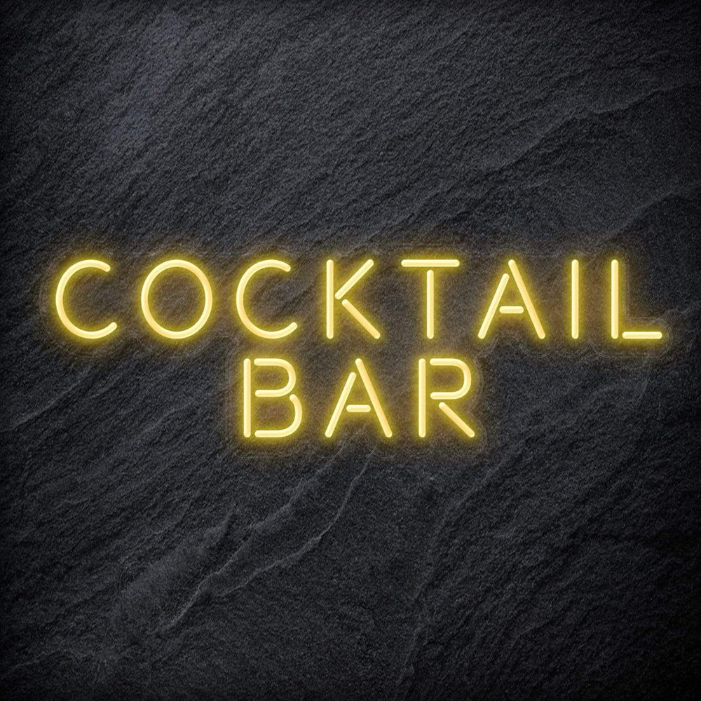 "Cocktail Bar" Neon Schriftzug SIgn - NEONEVERGLOW