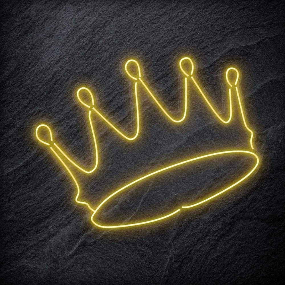 " Krone " Neonschild Sign - NEONEVERGLOW