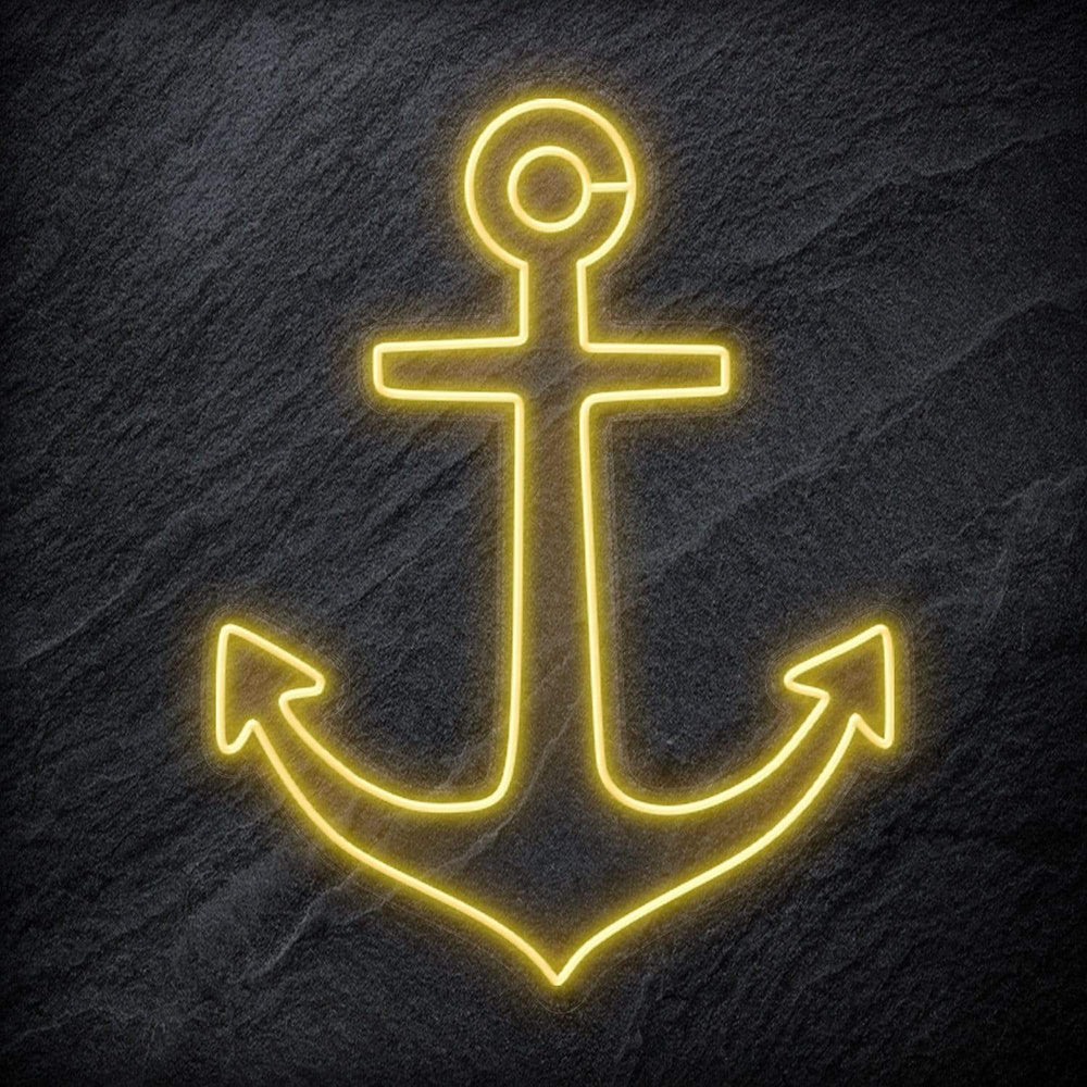 " Anker " Neonschild Schriftzug Sign - NEONEVERGLOW