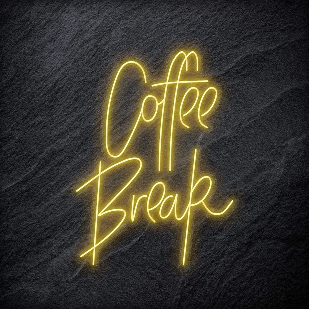 "Coffee Break" Neon Schriftzug - NEONEVERGLOW