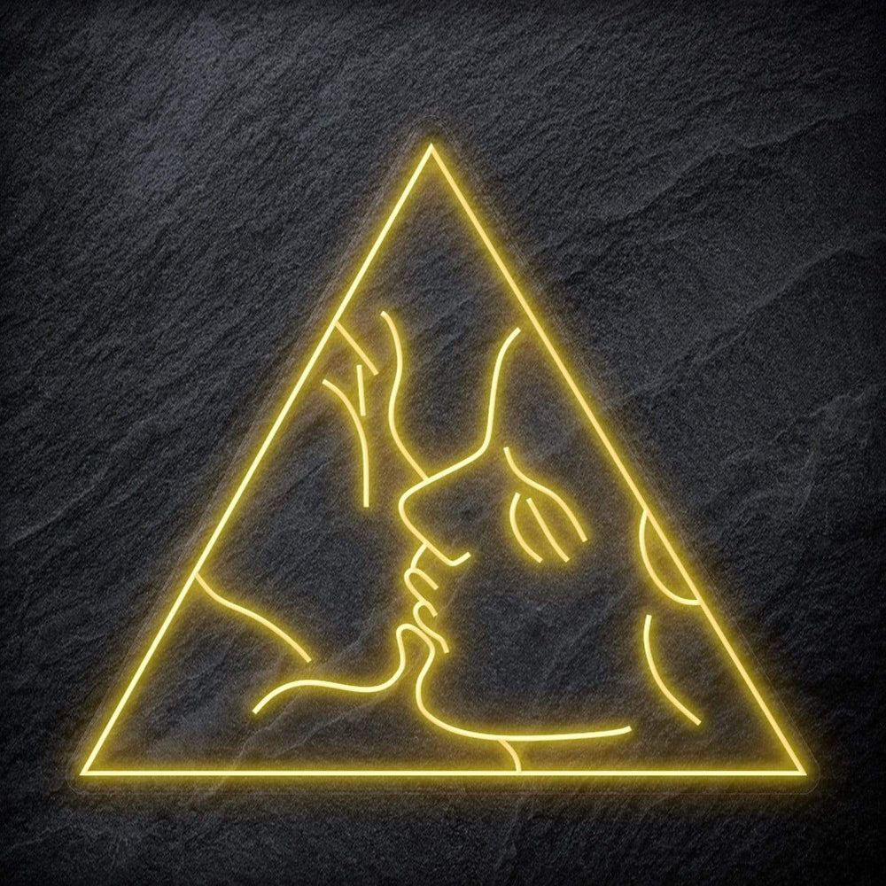 "Kiss" Neonschild Schriftzug - NEONEVERGLOW