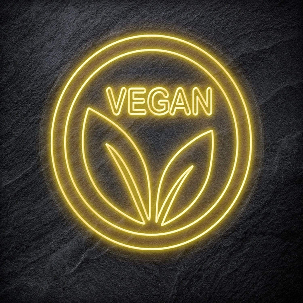 " Vegan" Neonschild - NEONEVERGLOW
