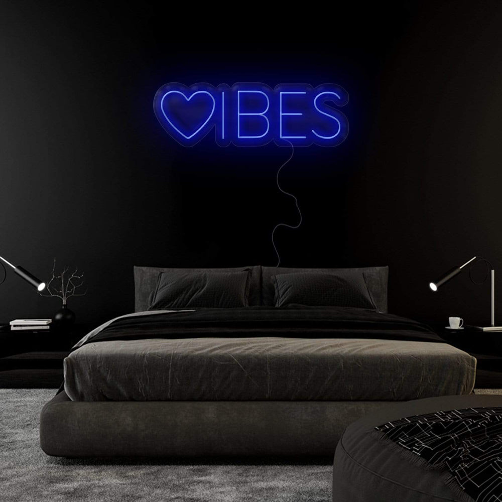 "Herz Vibes" Neonschild Sign - NEONEVERGLOW