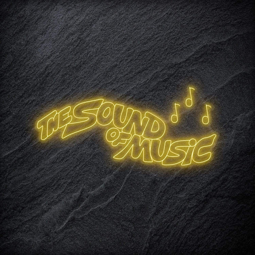 " The Sound Of Music" Neon Schild - NEONEVERGLOW