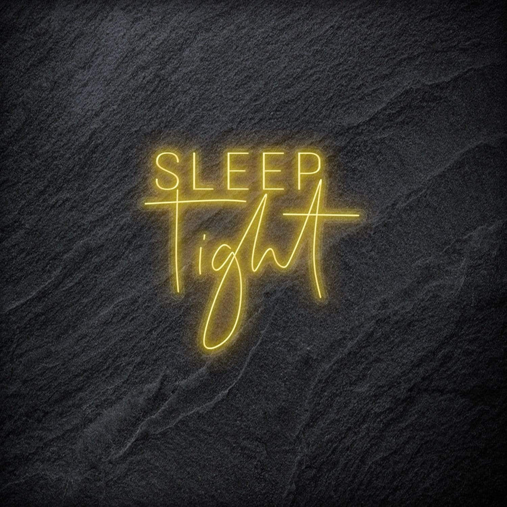 "Sleep Tight" Neon Schriftzug - NEONEVERGLOW