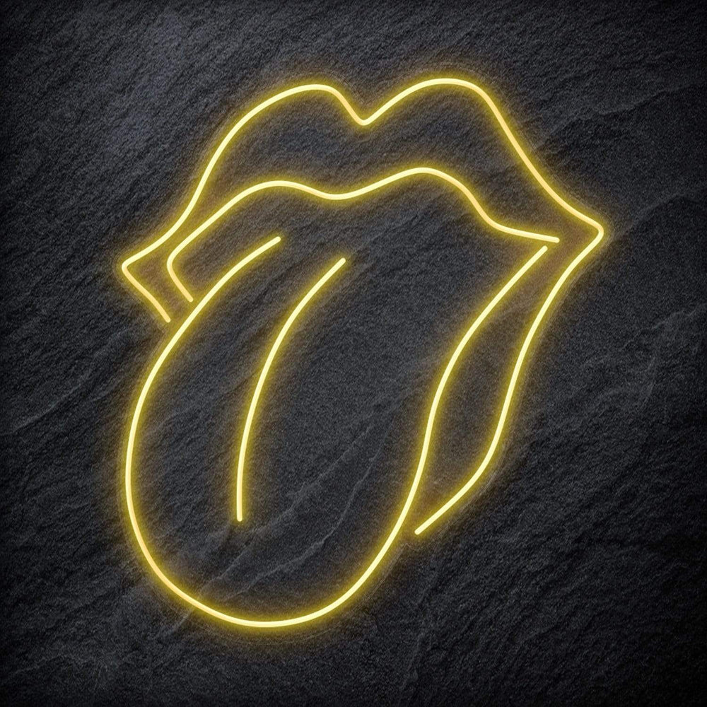 "Lips" Neonschild Schriftzug Sign - NEONEVERGLOW