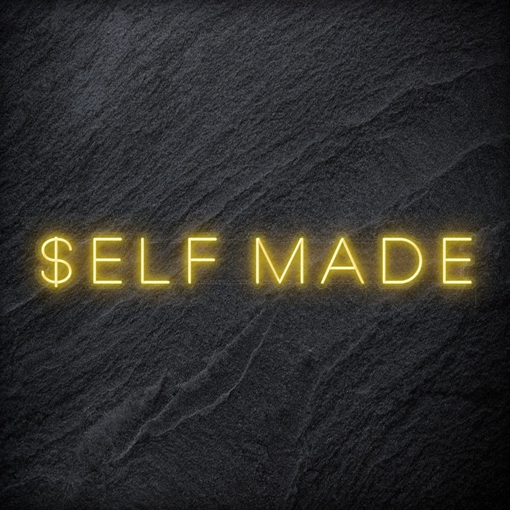 "Self Made" Neon Schriftzug Sign - NEONEVERGLOW