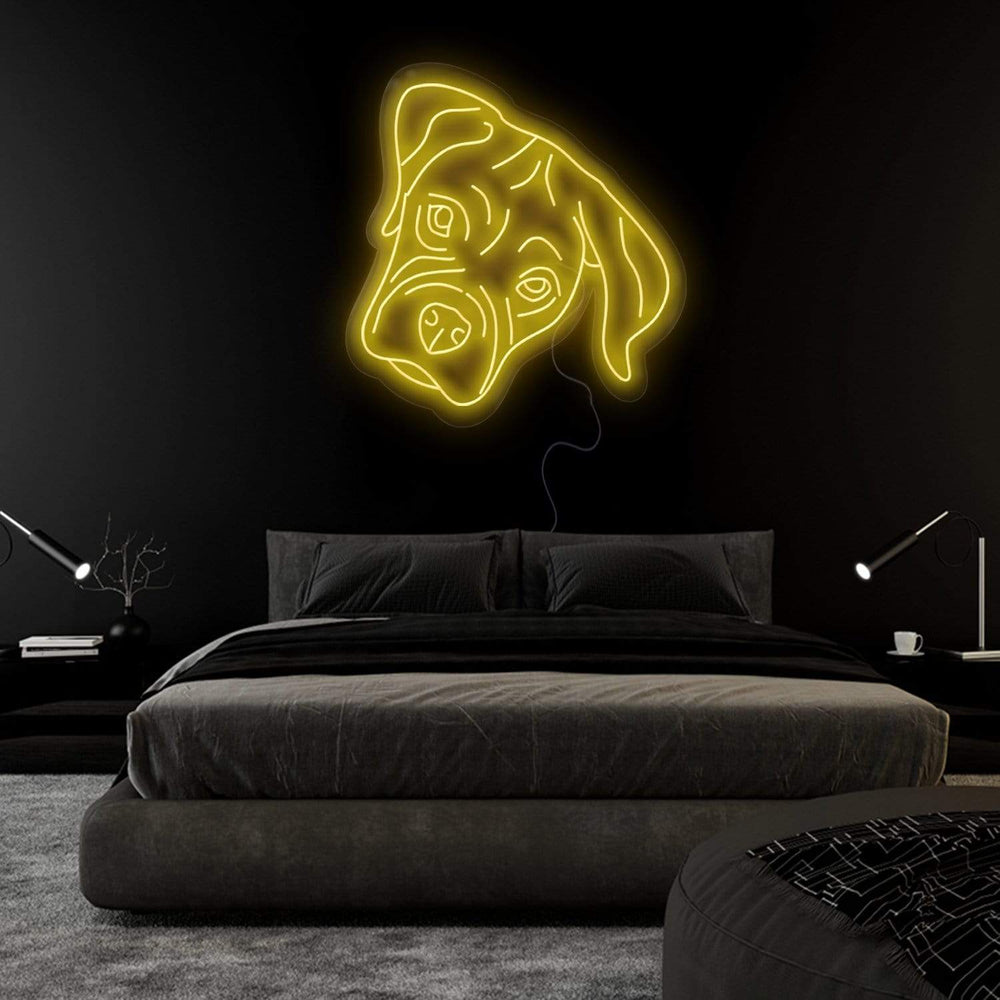 "Bulldogge" Neonschild Sign - NEONEVERGLOW