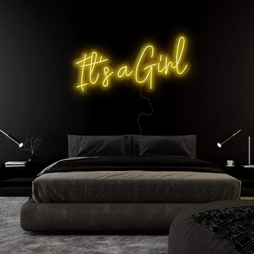 It´s a Girl Neonschild Sign Schriftzug - NEONEVERGLOW