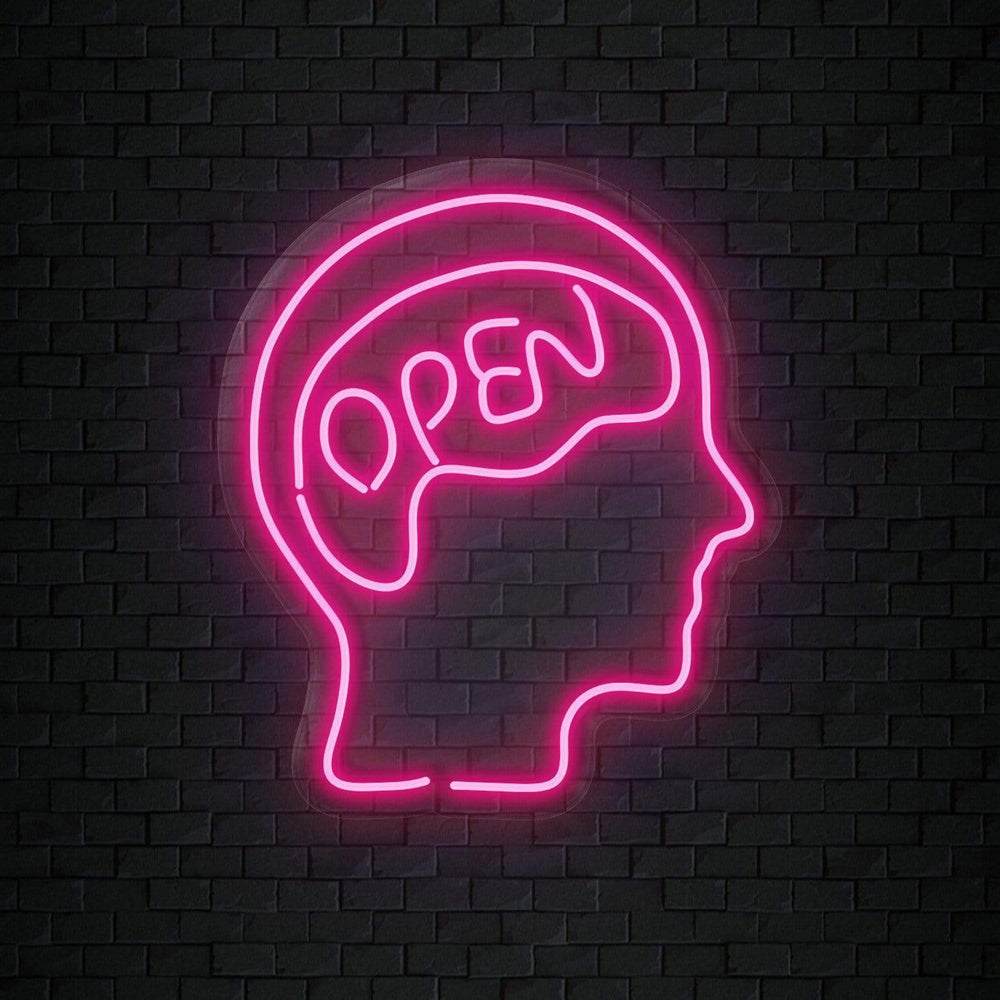 "Open" Neonschild Sign Schriftzug - NEONEVERGLOW