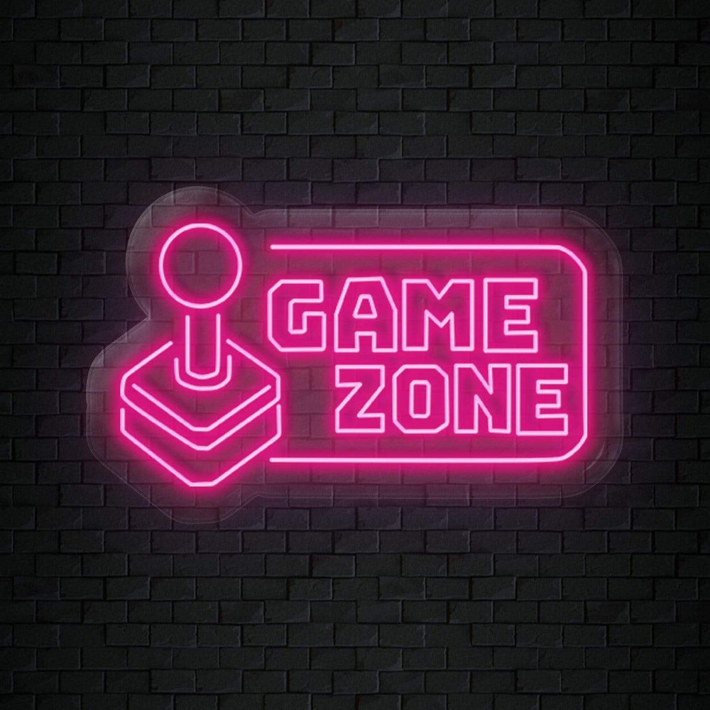 "Game Zone" Neonschild Sign - NEONEVERGLOW