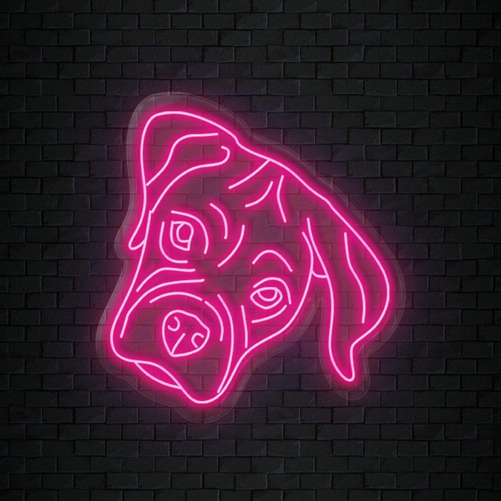 "Bulldogge" Neonschild Sign - NEONEVERGLOW
