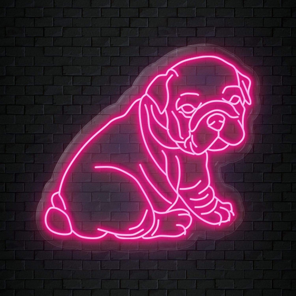 "Bulldogg" Neonschild Sign - NEONEVERGLOW