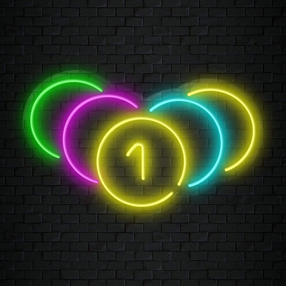 "Billiard" Neonschild Sign Schriftzug - NEONEVERGLOW