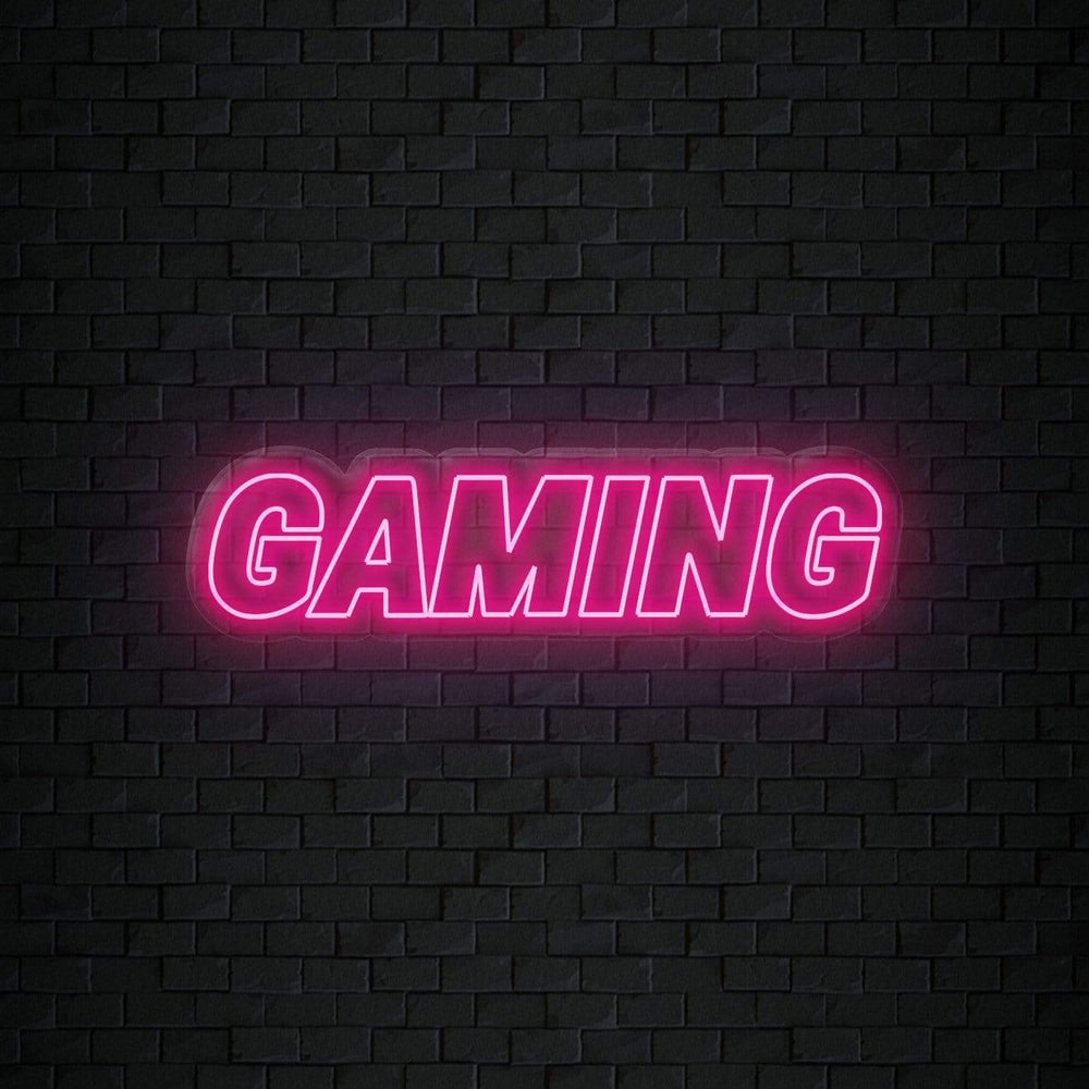 "Gaming" Game Neonschild Sign Schriftzug - NEONEVERGLOW