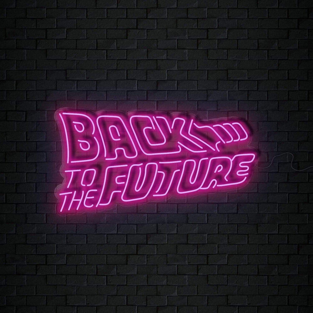 "Back to The Future" Neonschild Sign Schriftzug - NEONEVERGLOW