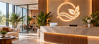 Firmenlogo als Neonschild