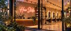 Neon-Ideen Friseursalon