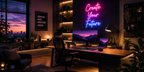 Neon Home Office