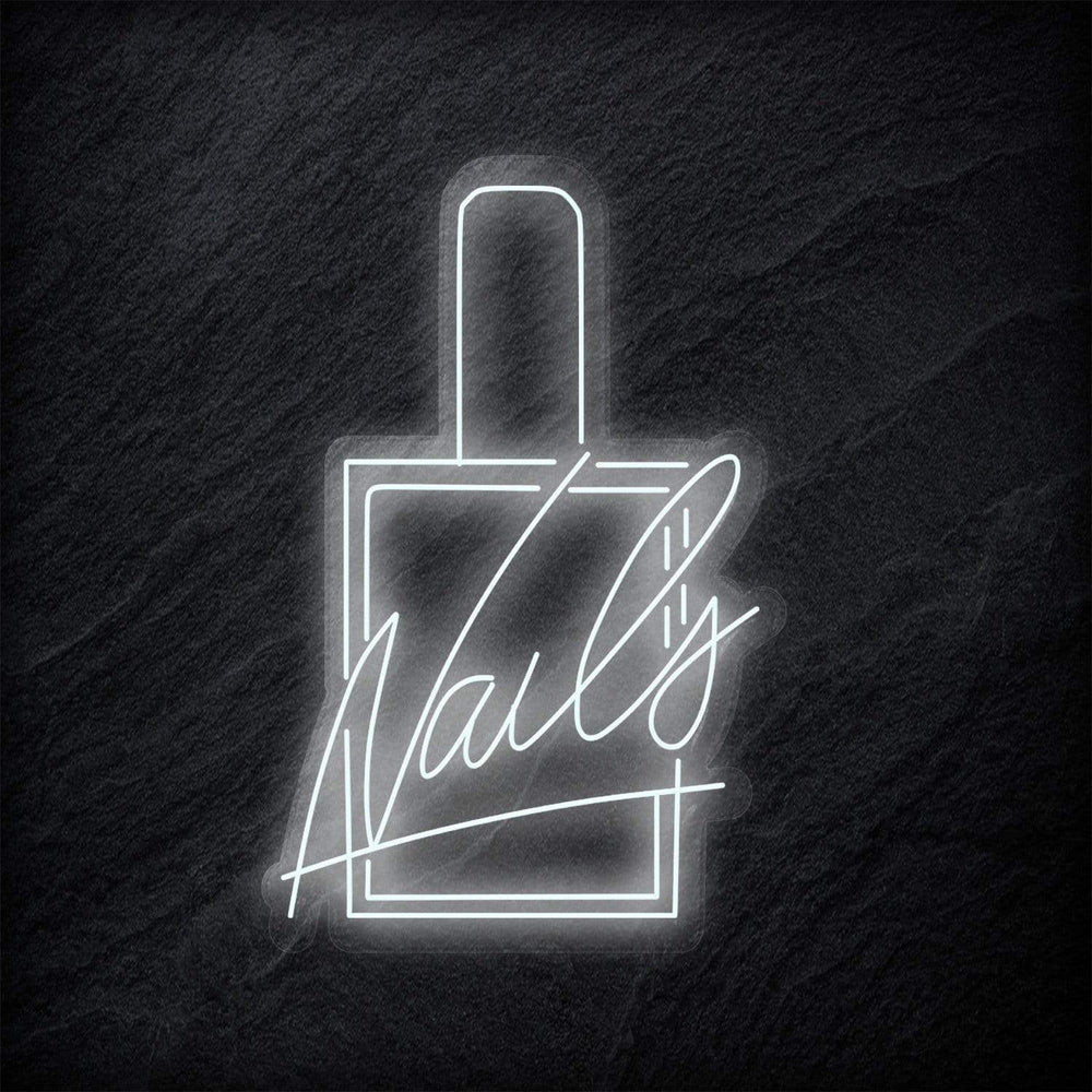 "Nails" Neonschild Sign - NEONEVERGLOW