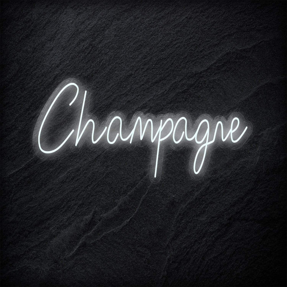 "Champagne" Neon Schriftzug - NEONEVERGLOW