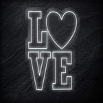 "LoVe" LED  Neon Schild - NEONEVERGLOW