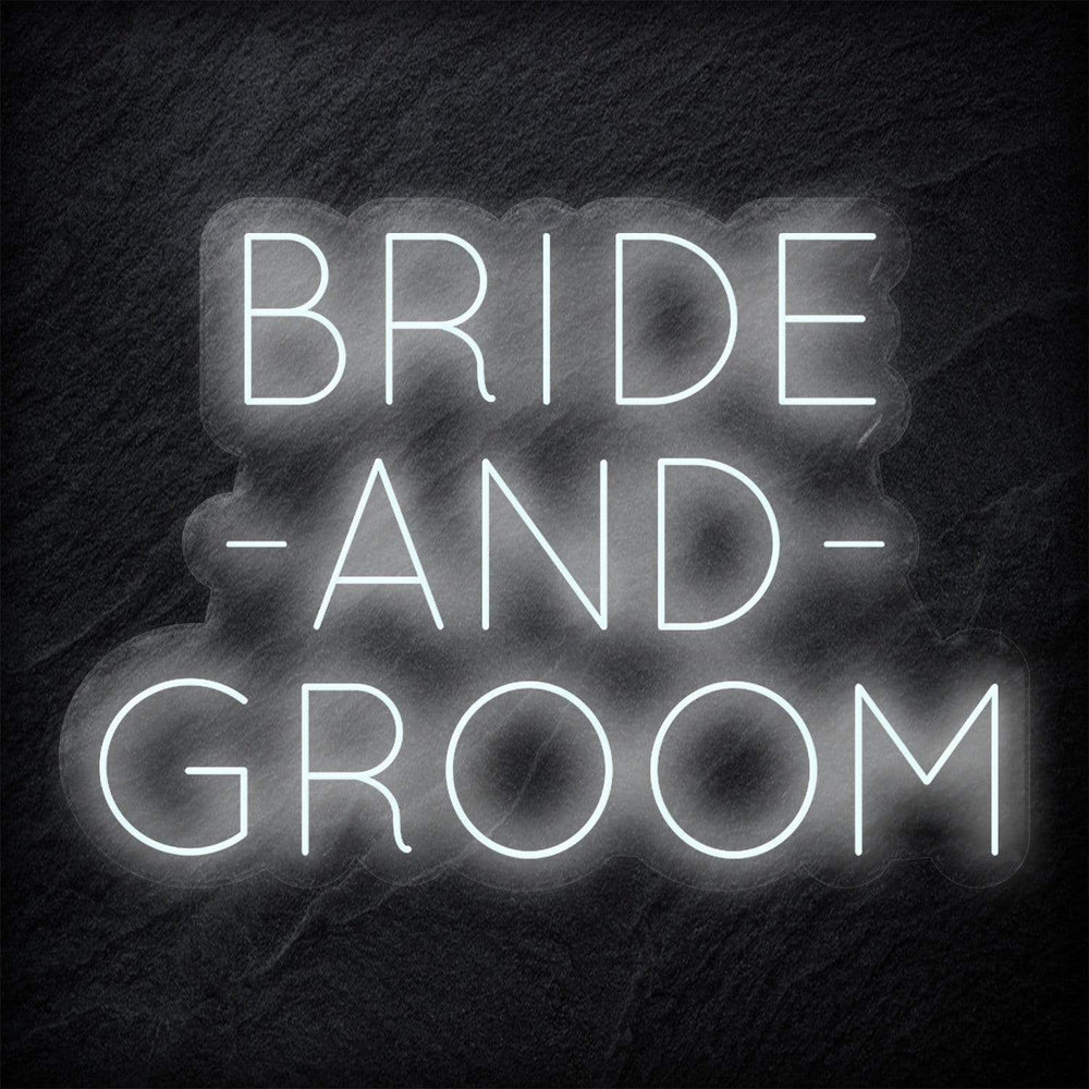 "Bride and Groom" Neon Schriftzug - NEONEVERGLOW