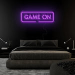 "Game On" LED  Neonschild Sign Schriftzug - NEONEVERGLOW