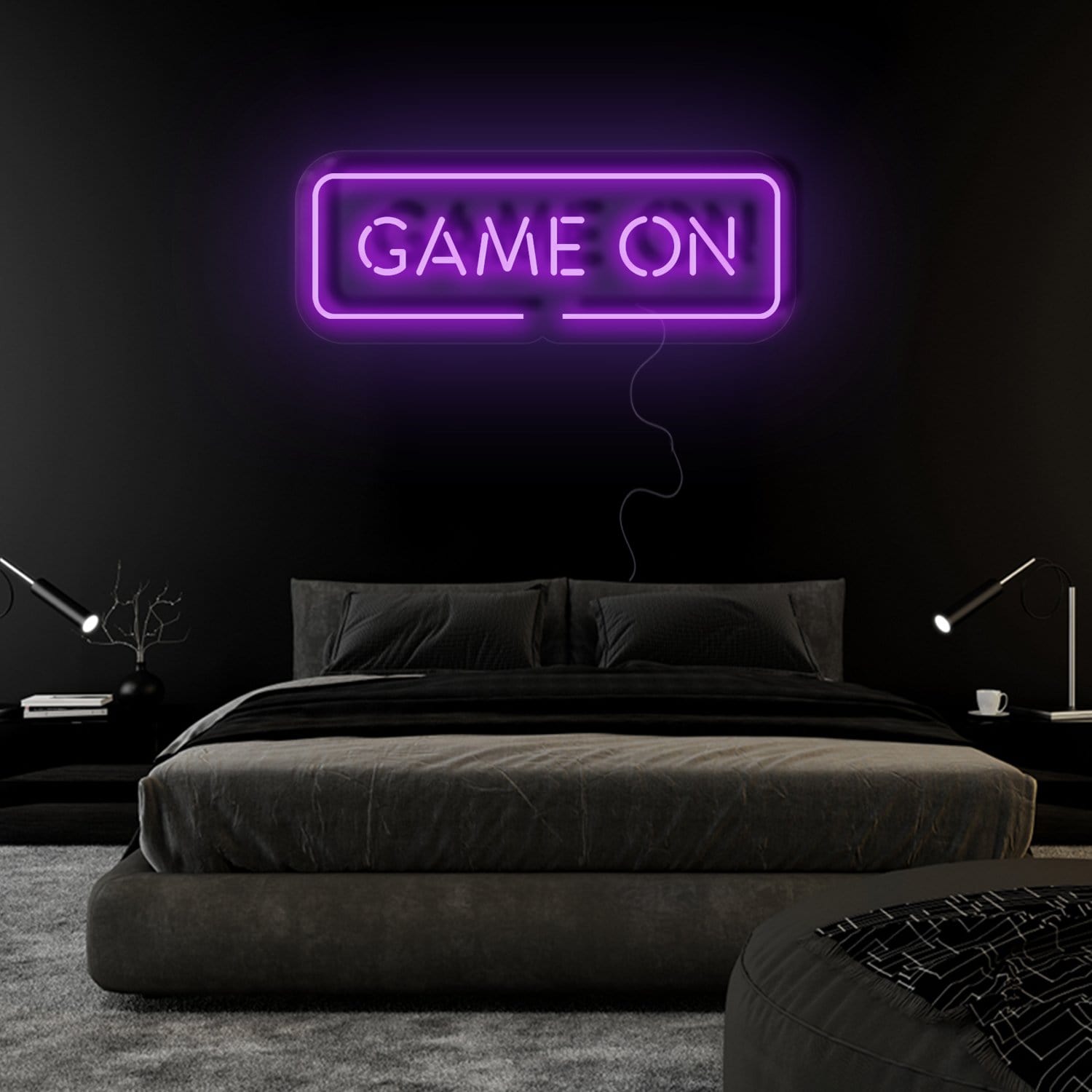 "Game On" LED  Neonschild Sign Schriftzug - NEONEVERGLOW