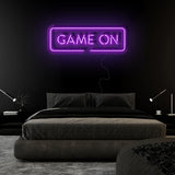 "Game On" LED  Neonschild Sign Schriftzug - NEONEVERGLOW
