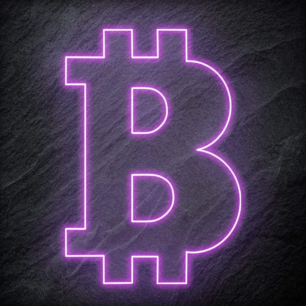 "Bitcoin" Neonschild - NEONEVERGLOW