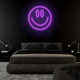 "Smile Lächeln" LED Neonschild Sign Schriftzug - NEONEVERGLOW