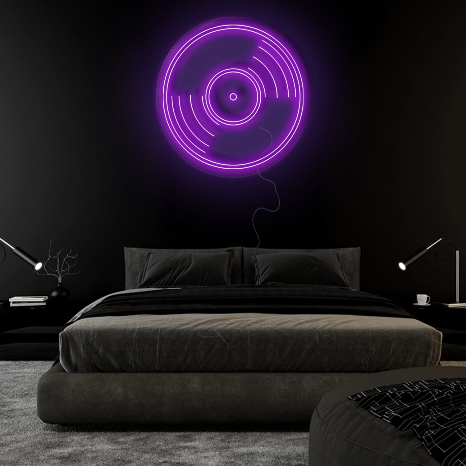 "DVD Musik" LED Neonschild Sign - NEONEVERGLOW