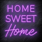 "Home Sweet Home" LED Neonschild Sign Schriftzug - NEONEVERGLOW
