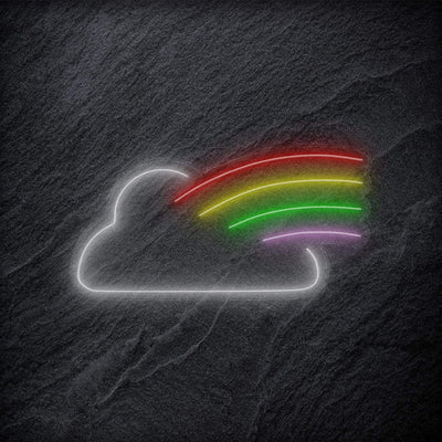 " Regenbogen Wolke" Neon Schild - NEONEVERGLOW