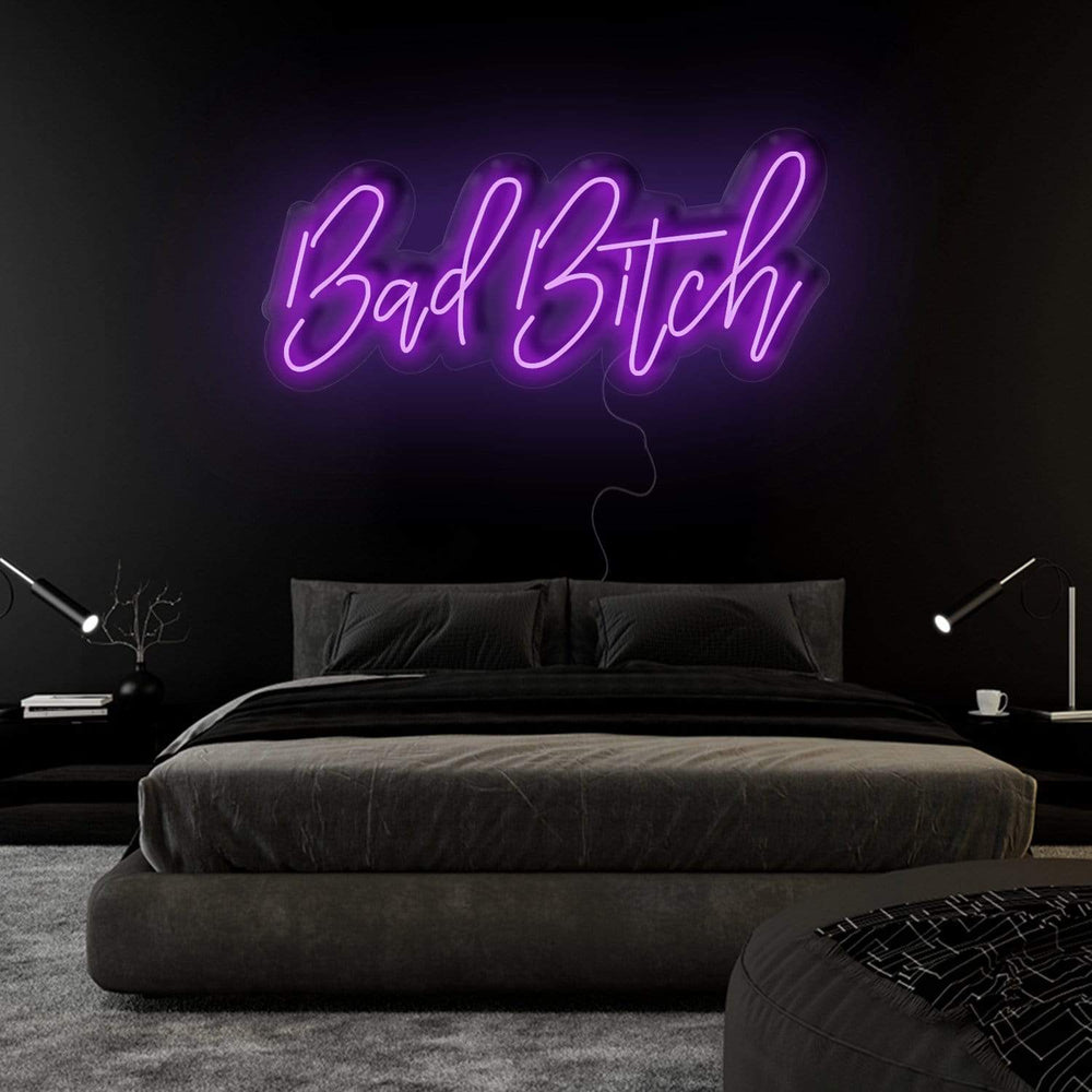 "Bad Bitch" Neonschild Sign Schriftzug - NEONEVERGLOW