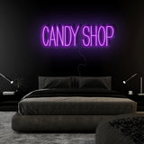 "Candy Shop" LED Neon Sign Schriftzug - NEONEVERGLOW