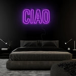 "Ciao" LED Neon Sign Schriftzug - NEONEVERGLOW