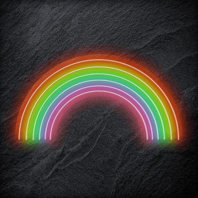 "Regenbogen" Neon Schriftzug Sign - NEONEVERGLOW