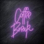 "Coffee Break" LED Neon Schriftzug - NEONEVERGLOW