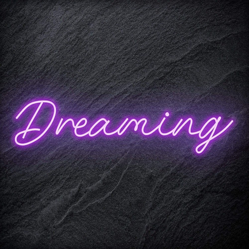 "Dreaming" Neon Schriftzug - NEONEVERGLOW