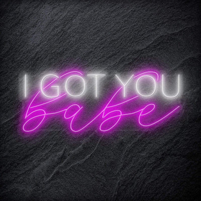 "I Got You Babe" Neonschild - NEONEVERGLOW