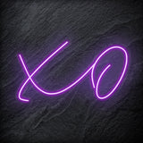 "Xo" LED Neonschild Sign Schriftzug - NEONEVERGLOW