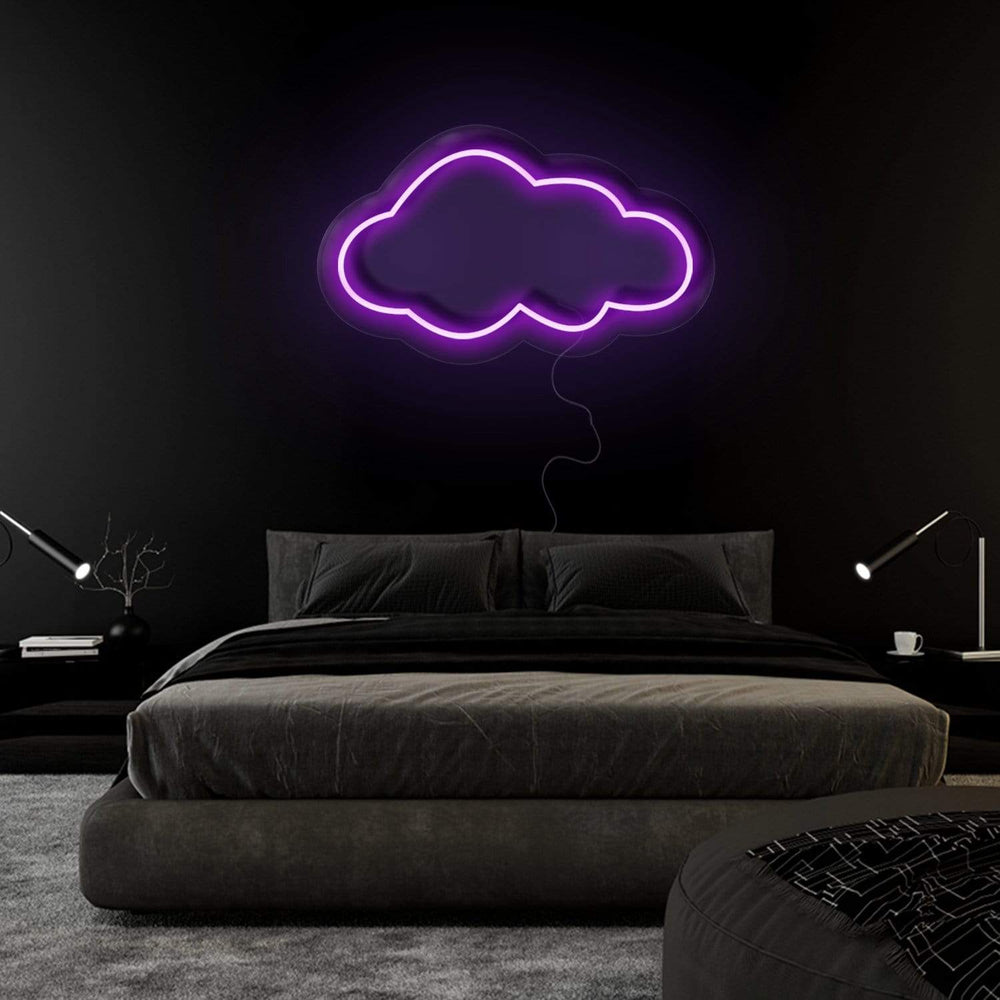 "Wolke" Neonschild Sign - NEONEVERGLOW