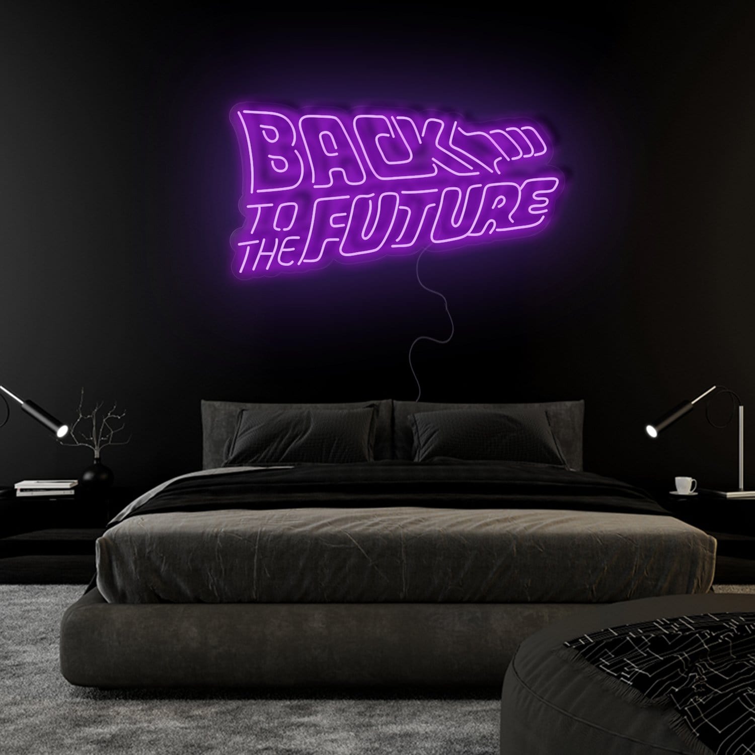 "Back to The Future" LED Neonschild Sign Schriftzug - NEONEVERGLOW