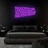 "Back to The Future" LED Neonschild Sign Schriftzug - NEONEVERGLOW