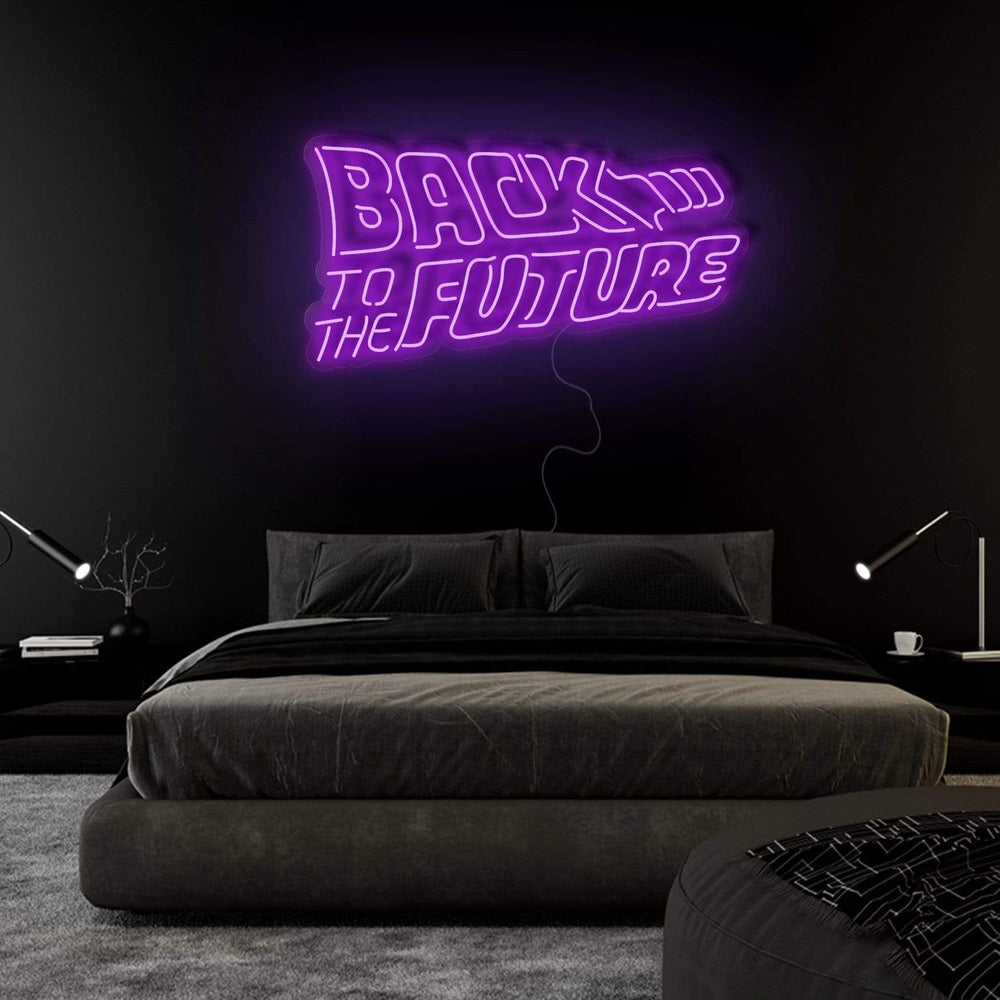 "Back to The Future" Neonschild Sign Schriftzug - NEONEVERGLOW