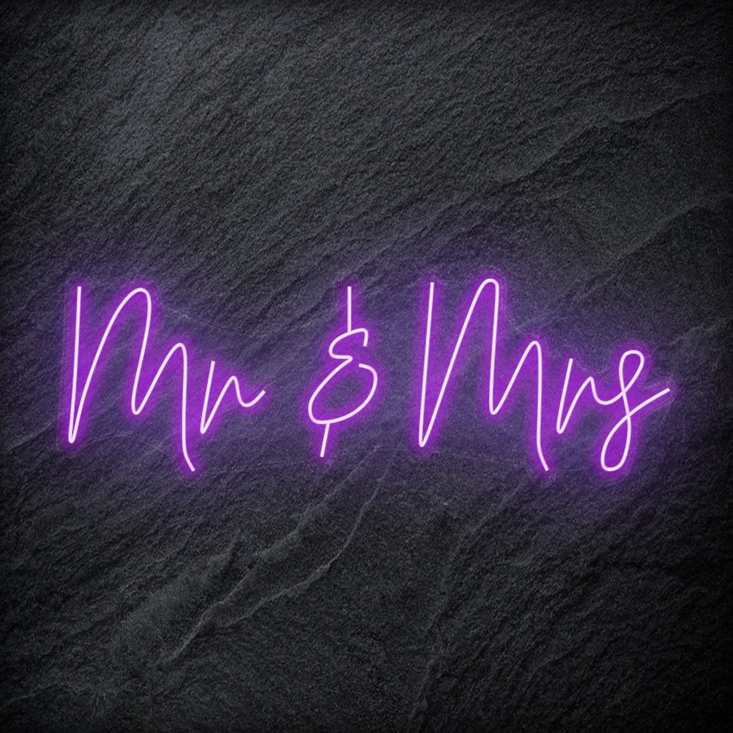 "Mr & Mrs"  LED  Neon Schriftzug Sign - NEONEVERGLOW
