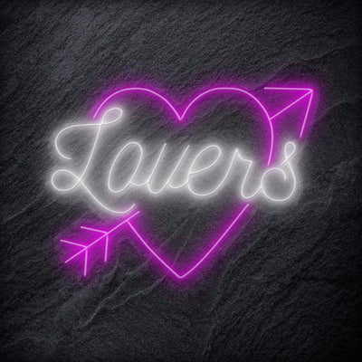 " Lovers" Neonschild - NEONEVERGLOW